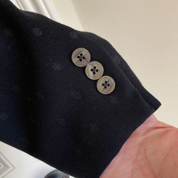 Cricketeer Tailored Womens Blazer Womens Size 14 Black One Button Classic - Picture 6 of 11